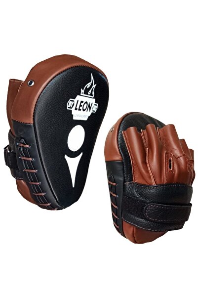 By Leon 1982 Leon Ultimate Hakiki Deri Boks Ve Kick Boks El Lapası Ellik Kahv...