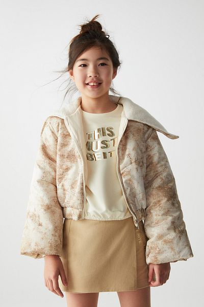 nk kids معطف رمل كريمي للفتيات من NK KİDS 35324