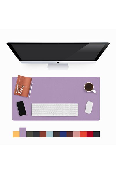 Modica Covoraș de birou din piele liliac - Mousepad mare, pentru computer laptop pentru jocuri |   Lindos
