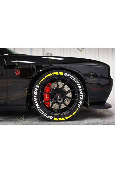 bombtire Tire Lettering Speedhunters Motor & Vehicle Tire Sticker + Strip 5 C...