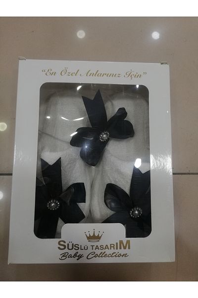 SÜSLÜTASARIM Women's Hospital - Maternity Slippers and Hair Crown Gift