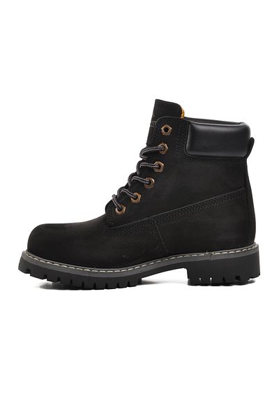 Bulldozer 220655 Μαύρες μπότες Unisex από γνήσιο δέρμα Nubuck