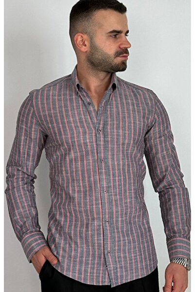OBOYBEYCOLLECTİON Slım Fıt Dar Kesım Erkek Gomlek