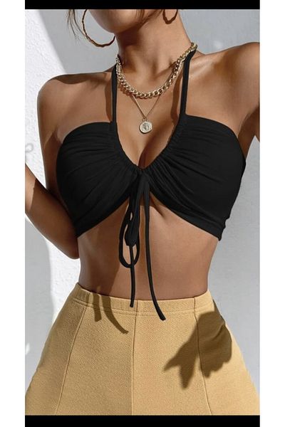 cropgezegeni Bustieră Crop Top reglabilă