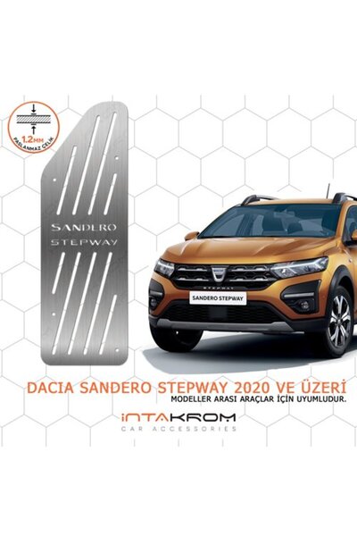 intakrom Dacia Sandero Stepway Krom Ayak Dinlendirme Pedalı 2020 Ve Üzeri