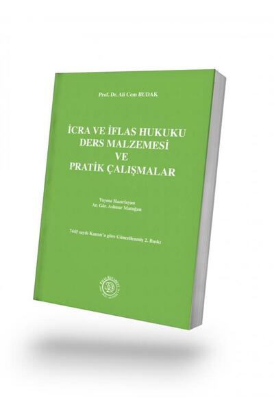 Filiz Kitabevi İcra ve İflas Hukuku Ders Malzemesi ve Pratik Çalışmalar