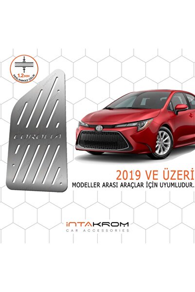 intakrom Toyota Corolla Krom Ayak Dinlendirme Pedalı 2019 Ve Üzeri