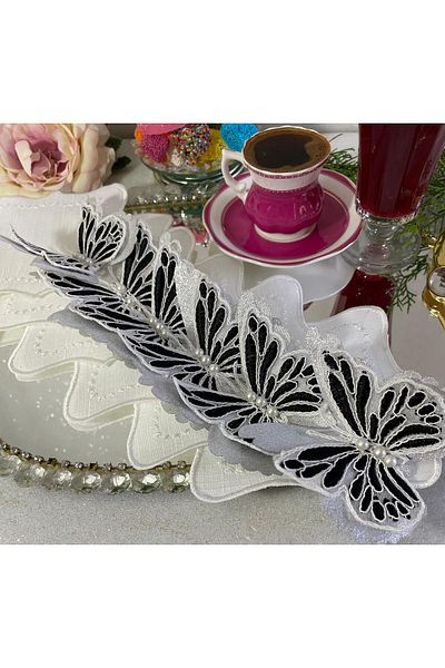 Lady Rio Șervețel de cafea, șervețel de prezentare de cafea, șervețel de prezentare de tavă, șervețel de servire de cafea, 6 bucăți