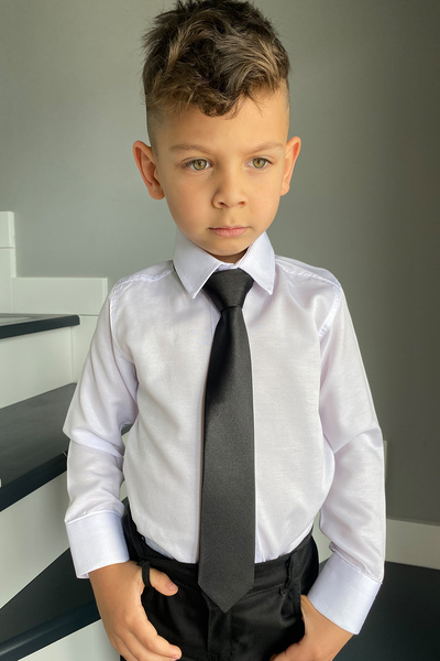 Entel BOY SATIN SINGLE TIE 1-16 YEARS TIE-NOT RUBBERED