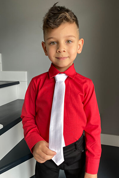 Entel BOY SATIN SINGLE TIE 1-16 YEARS TIE-NOT RUBBERED