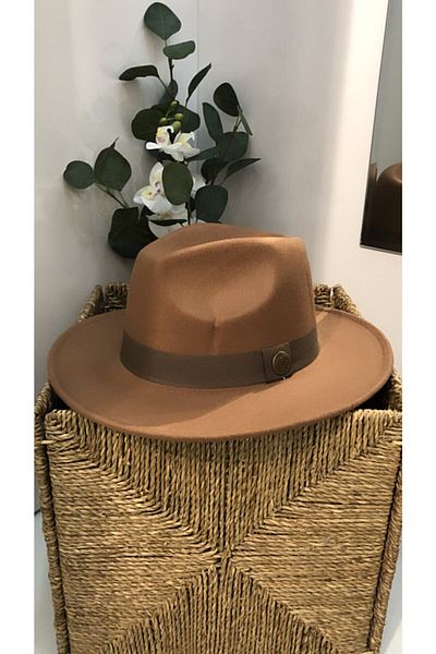 Mistik Aksesuar Earth Color Panama Hat