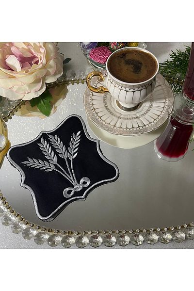 Lady Rio Șervețel de cafea, șervețel de prezentare pentru cafea, șervețel de prezentare pentru tavă, șervețel de servire pentru cafea. 1 bucată