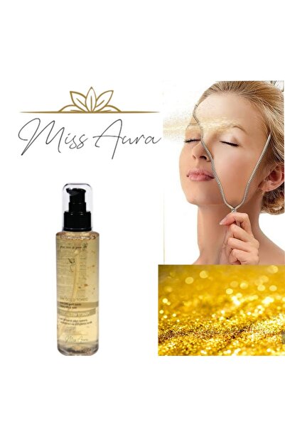 Miss Aura 24K Altın Tonik – Hyalüronik Asit içeren Sıkılaştırıcı ve Yatıştırı...