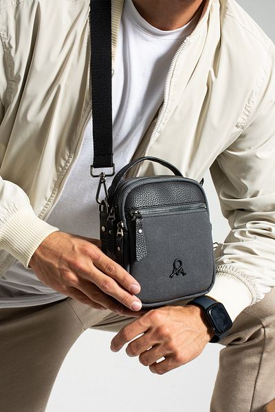 GP GUES POLO MEGA MEN'S CANVAS HANDBAGS MAILMAN BAG