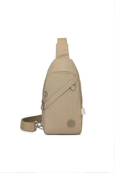 SMART BAGS Crinkle Fabric Backpack and Chest Bag Water Resistant Useful