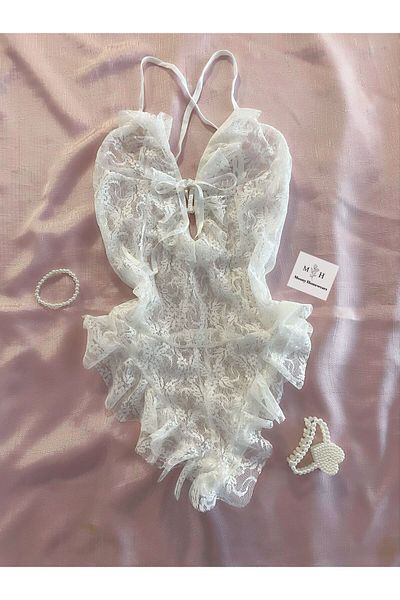MH Moony Homewears Premium λευκή φόρμα