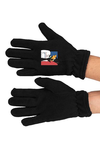 Leng Butik Μακριά γάντια Tarz Duck Winter Fleece