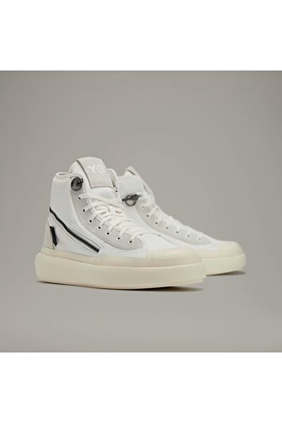 adidas Y-3 Yohji Yamamoto Ajatu Court High bogazlı beyaz unisex ayakkabı