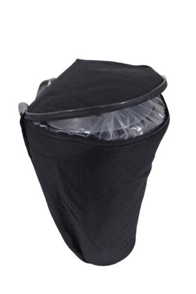 MASTERWORK Siyah Çekiç Dövmeli Mısır Darbuka Pena Ahşap Kolye Sofej Desen