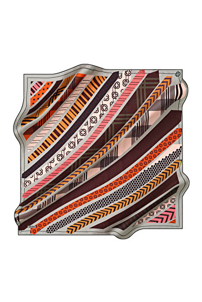 Aker 90X90 İpek Krep Saten