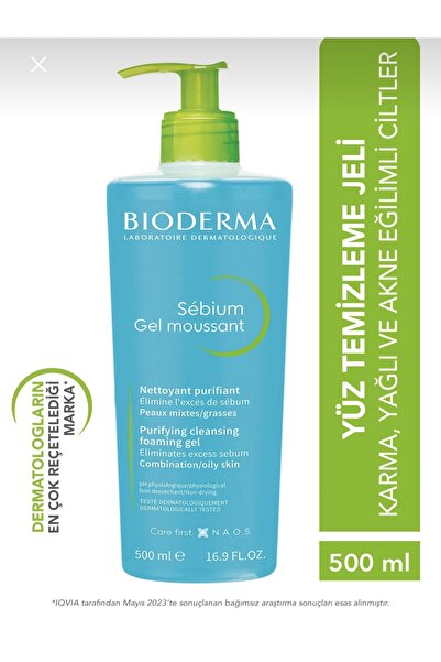 Bioderma Sebium Foaming Gel 500 ml