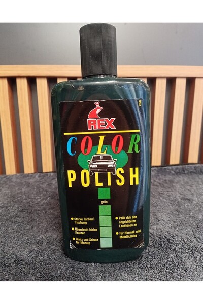 REX RENKLİ ARAÇ CİLASI COLOR POLİSH YEŞİL (500ml)