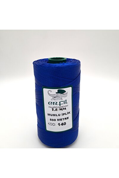 1.0 MM 500 METRE MUMLU İPLİK KOD: 140 SAKS MAVİ