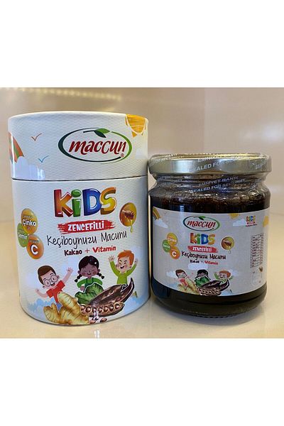 Maccun Gingerbread for Kids - Cocoa+Vitamin with Honey, Iron and Zinc