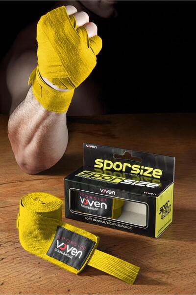 Sporsize Voven Boxing Muay Thai Bandage Red Boxing Bandage Muay Thai Bandage ...