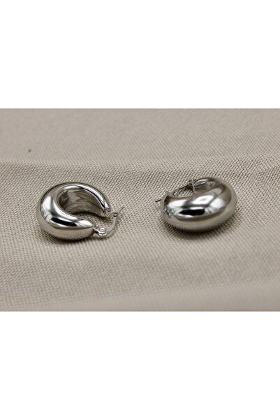 Vitastyle Plated Steel Basket Hook Earrings