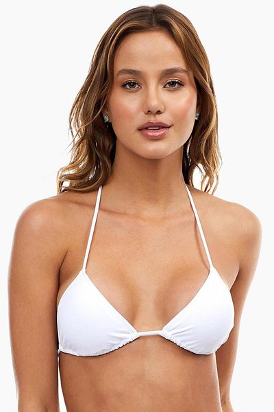 AYYILDIZ 63502 Top de bikini alb