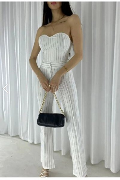 MST CLOTHİNG Γυναικείο παντελόνι με φαρδιά μπατζάκια και ρίγες