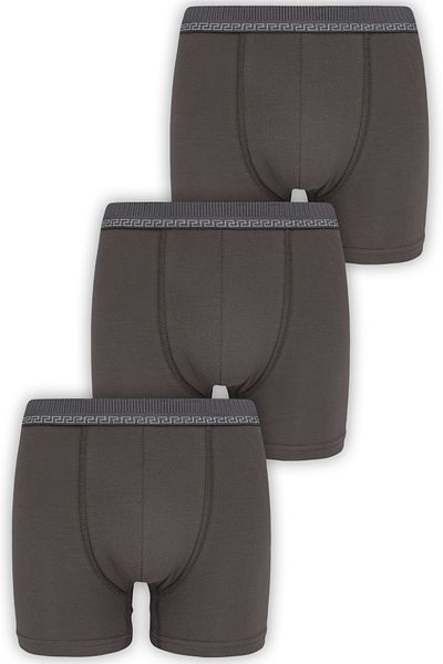 biyokids Bio Xtreme Ανδρικά Boxer 3 Pack Cotton Byo3104 3 Pack Smoked
