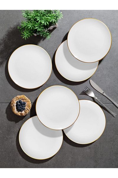 Laviss White Gold Cake Plate
