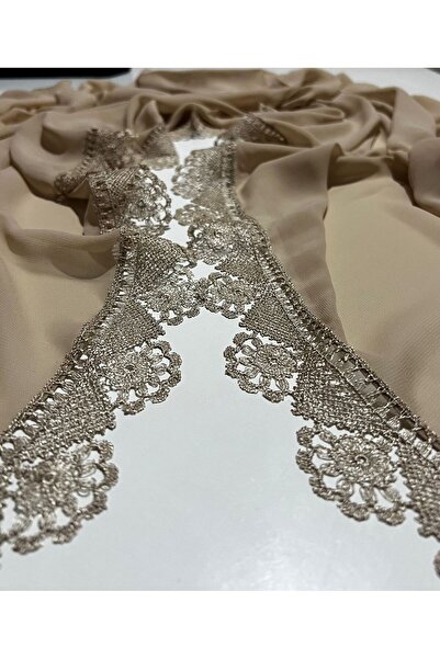 APAYDIN ÇEYİZ İğne Oyası Makina İşi Namaz Örtüsü, Mevlüt Örtüsü Vizon Renk