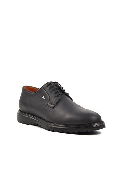 Dr.Flexer 340802 Black Nubuck Genuine Leather Men's Casual Shoes