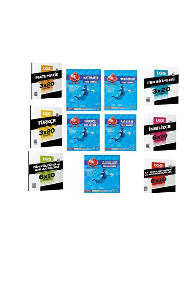 Nartest Yayınları 8.Sınıf MOD Serisi ( M.F.T.P.İ) 6 Bıranş Deneme Hediye