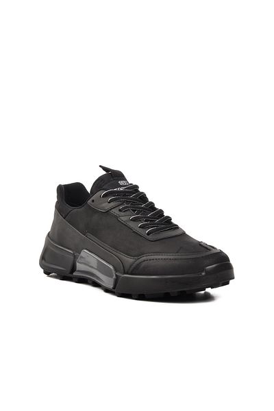 MARCOMEN Ayakmod 152-18484 Black Nubuck Genuine Leather Men's Casual Shoes