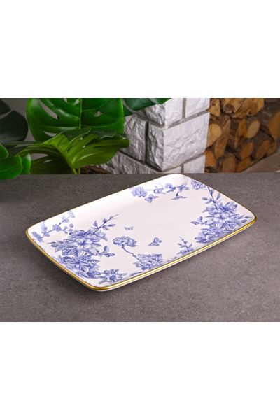 GÖNÜL 4186 Spring Ceramic Ordöv Plate