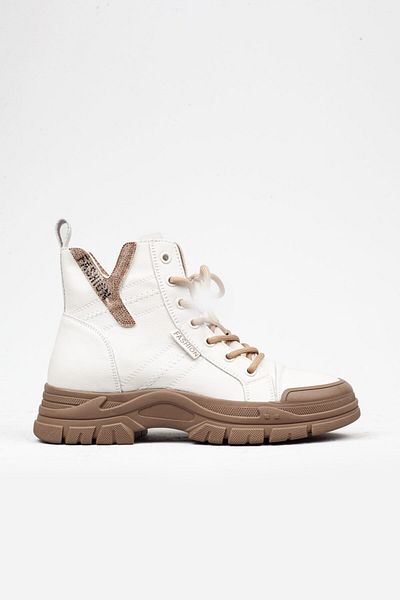 Adım Adım Beige Women's Casual Boots - Extra Flexible