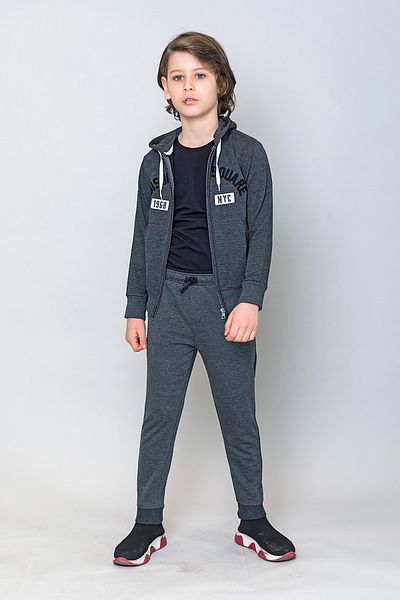 incity Pantaloni de trening pentru băiat afumat cu talie elastică