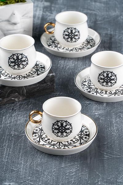 ACAR Roxana 6-Person Coffee Cup Set - 90 ml