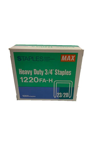 STAPLES Max Staple Wire 1000 Li 23/20 1220fa-h