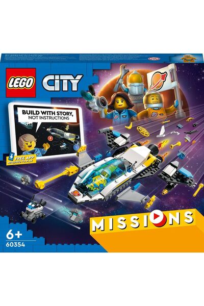 LEGO ® City Mars Uzay Aracı Keşif Görevleri 60354 - Yaratıcı Oyuncak Yapım Seti (298 Parça)
