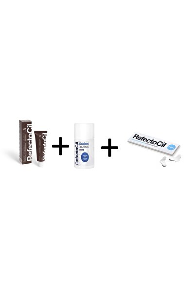 Refectocil REFECTOCİL Kaş ve Kirpik Boyası NO:3 + OXİDANT+GÖZALTI KORUYUCU PE...