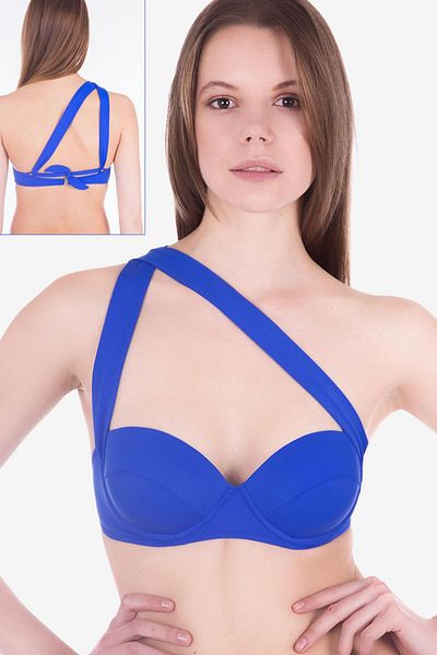 AYYILDIZ 63551 Saks 6-Way Tie Bikini Top