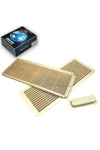 İDEAL OTOMOTİV Mercedes W202 W203 W209 W210 W211 W215 W219 W220sunroof Perde Kolu & Izgara Kapağı (KREM)