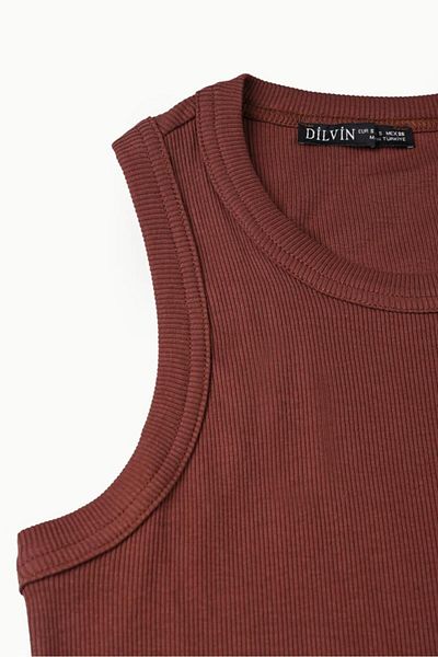 Dilvin 20649 къс топ кафе