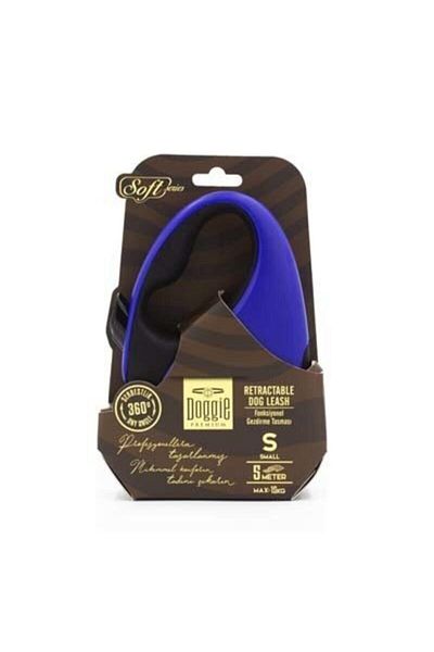 Doggie Blue Soft Series Automatic Roller Walking Collar 15 kg / 5 m