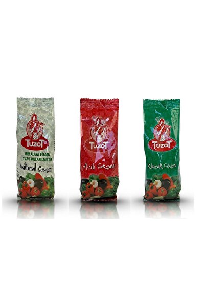 TUZOT Klasik Acılı Ve Natural Çeşni 200 G 3 Adet